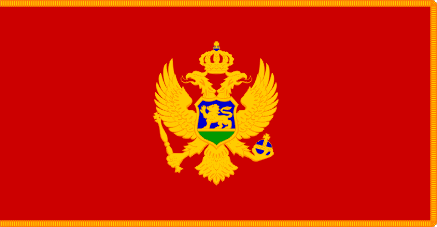 [Republic of Montenegro, 2004 <I>de facto</I> flag]