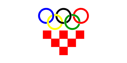 [Hrvatski olimpijski odbor, <I>de facto</I> zastava]